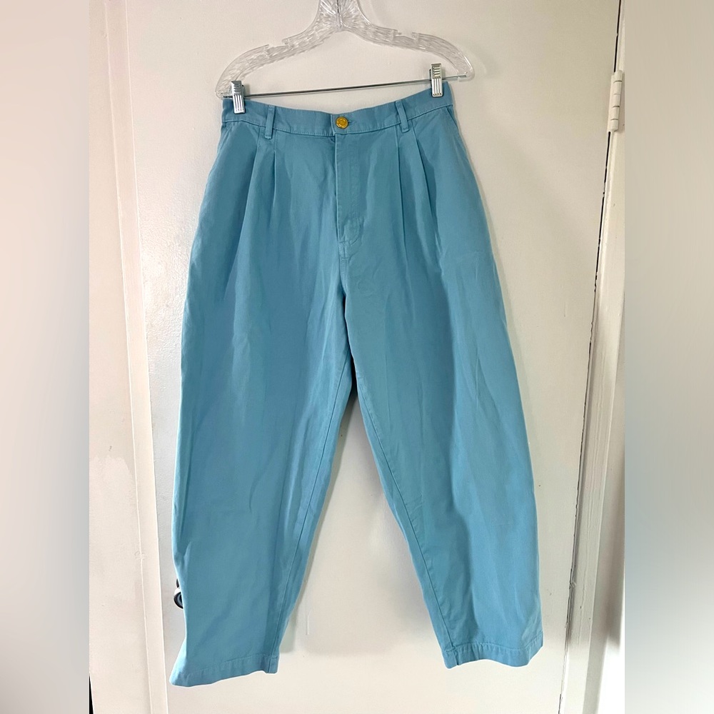 Big Bud Press baby blue trousers in Medium.